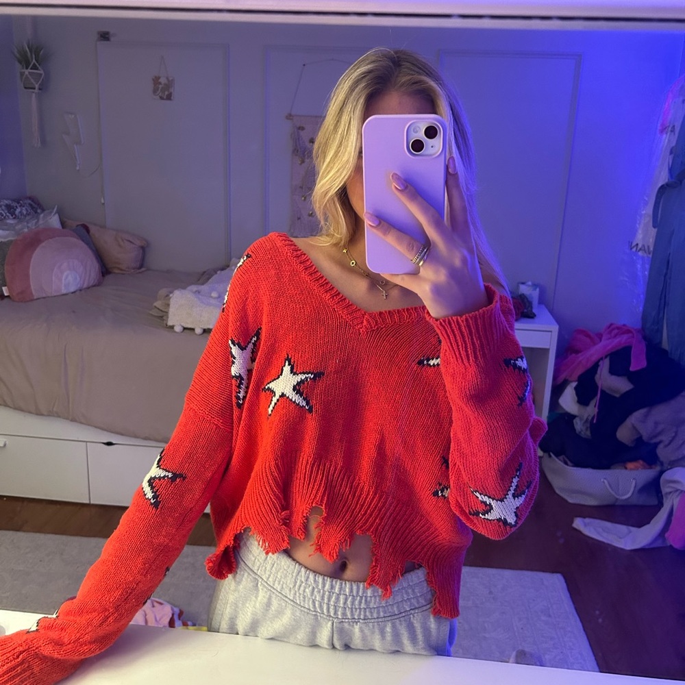 star crop sweater